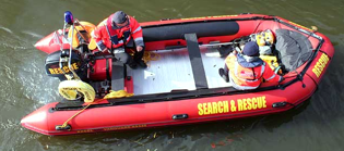 Fteam resevalci na gumenjaku